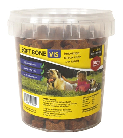 UTOPIA DIERTOTAAL SOFT BONES VIS 450 GR