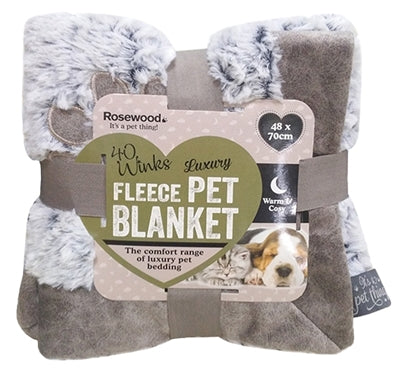 ROSEWOOD LUXURY FLEECE DEKEN 70X48 CM