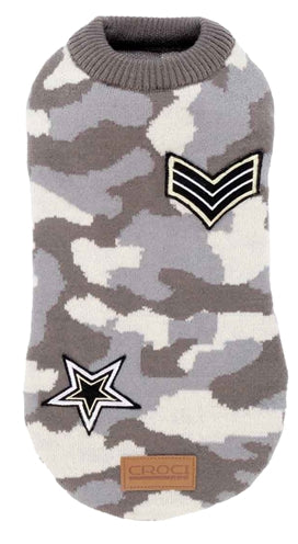 CROCI HONDENTRUI MIMETIC CAMOUFLAGE GRIJS 45 CM