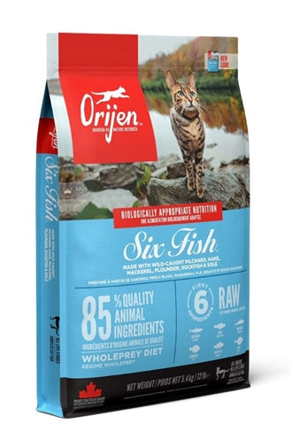 ORIJEN WHOLE PREY 6 FISH CAT 5.4 KG