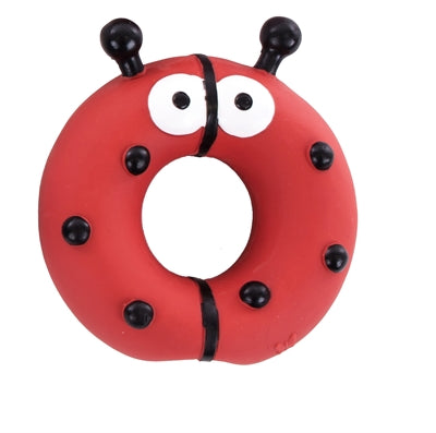 MARTIN DONUT CANNELLE LIEVEHEERSBEESTJE LATEX 9X9X3 CM