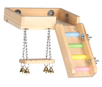 DUVO+ HOUTEN SPEELPLATFORM 26X20X17.5 CM