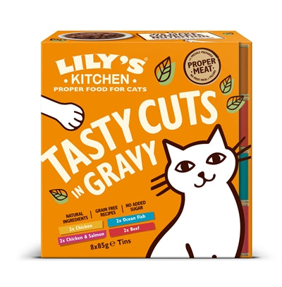 LILY'S KITCHEN TASTY CUTS IN GRAVY MULTIPACK 8X85 GR