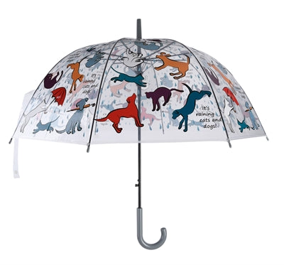 PARAPLU CATS AND DOGS TRANSPARANT 83X83X81.5 CM