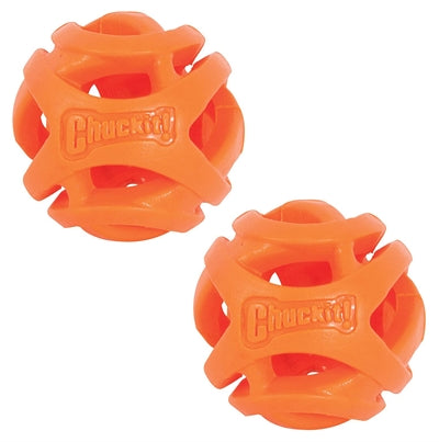 CHUCKIT BREATHE RIGHT FETCH BAL ORANJE MEDIUM 2 ST