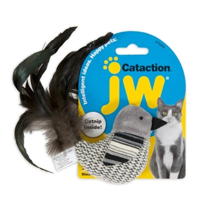 JW CATACTION VOGEL ZWART / WIT 14.5X11X2.5 CM