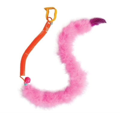 JW CATACTION FEATHERLITE BOA SPRINGY MET CATNIP 50X11X2.5 CM