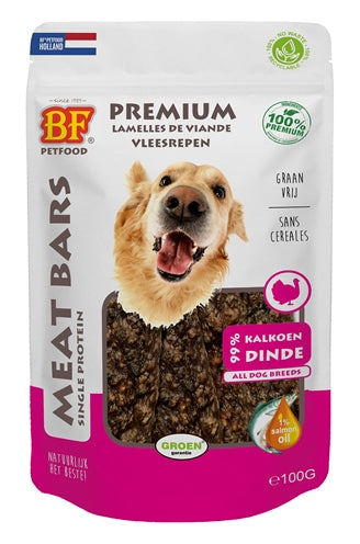 BIOFOOD MEAT BARS KALKOEN 100 GR