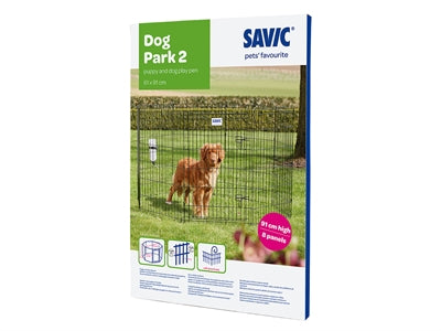 SAVIC PUPPYREN DOG PARK ZWART 2 61X91 CM