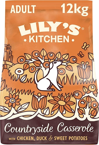 LILY'S KITCHEN DOG ADULT CHICKEN DUCK COUNTRYSIDE CASSEROLE 12 KG
