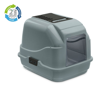IMAC KATTENBAK EASY CAT 2ND LIFE GERECYCLED LICHTGRIJS 50X40X40 CM