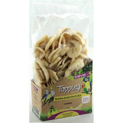 ESVE TOPPING BANAANSCHIJFJES VOGEL 125 GR