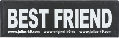 JULIUS K9 LABELS VOOR POWER-HARNAS / TUIG BEST FRIEND SMALL