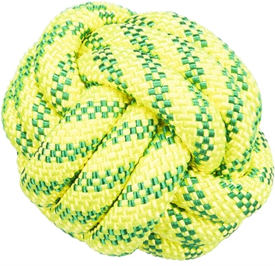 TRIXIE AQUATOY BAL DRIJVEND TPR GEEL / GROEN 7X7X7 CM
