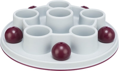 TRIXIE CAT ACTIVITY PENTAGON WIT / BORDEAUX 28X28 CM