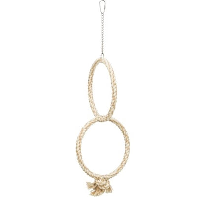 TRIXIE DUBBELETOUWRING NATUREL 16X16 CM