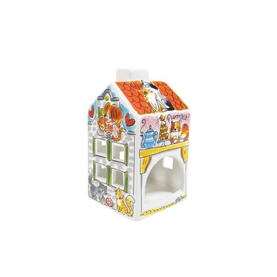 BLOND AMSTERDAM LICHTHUISJE KAT 8X8X14 CM