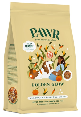 PAWR PLANTAARDIG GOLDEN GLOW WORTEL / MAIS / POMPOEN / BOEKWEIT 750 GR