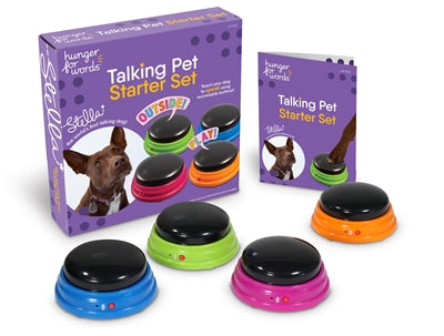 HUNGER FOR WORDS TALKING PET STARTER SET 19.5X4.7X19.6 CM