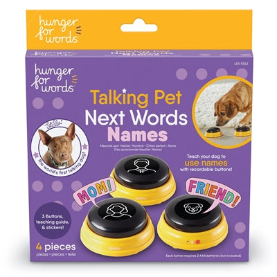HUNGER FOR WORDS TALKING PET NEXT WORDS NAMES 19.5X21.5X4.8 CM