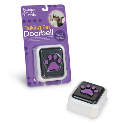 HUNGER FOR WORDS TALKING PET DOORBELL 10.2X19.1X4.1 CM