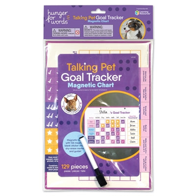 HUNGER FOR WORDS TALKING PET GOAL TRACKER 44.6X26.5X0.5 CM