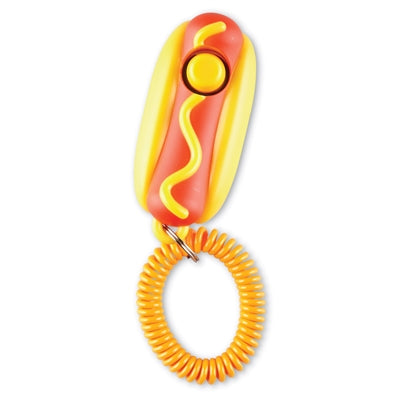 BRIGHTKINS SMARTY POOCH TRAINING CLICKER HOTDOG 11.4X4.X15.2 CM