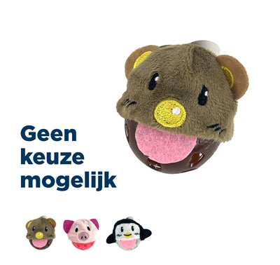 FOFOS BAL MET BEL ASSORTI 5X4.5X4.5 CM