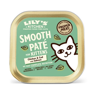 LILY'S KITCHEN CAT KITTEN COD PATE 19X85 GR
