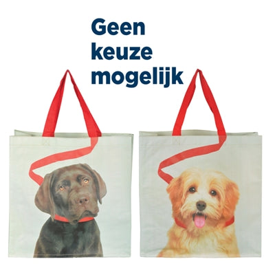 BOODSCHAPPENTAS HOND AAN RIEM ASSORTI 