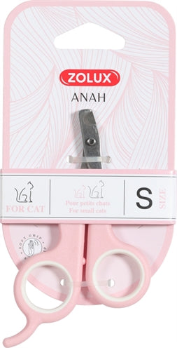 ZOLUX ANAH NAGELSCHAAR ROZE / WIT 7X1X10.5 CM
