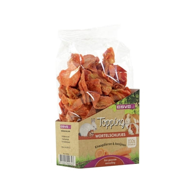 ESVE KNAAGDIER WORTELSCHIJFJES 125 GR