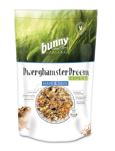 BUNNY NATURE DWERGHAMSTERDROOM EXPERT HAIR & SKIN 500 GR