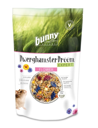 BUNNY NATURE DWERGHAMSTERDROOM EXPERT FLOWER 500 GR
