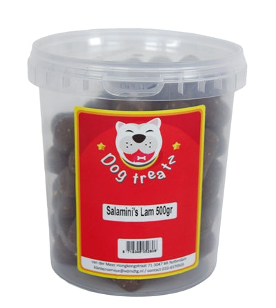 DOG TREATZ SALAMINI LAM 500 GR