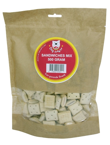 DOG TREATZ SANDWICHES MIX 500 GR