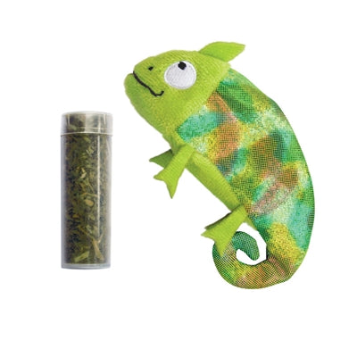 KONG KAMELEON MET CATNIP HERVULBAAR 6.5X11.5X2.5 CM