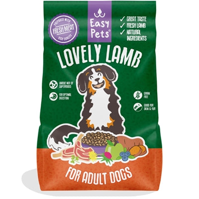 EASYPETS ADULT LOVELY LAMB GRAANVRIJ 12 KG