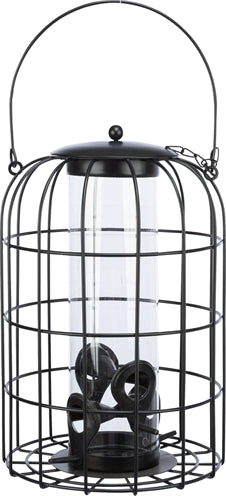 TRIXIE VOERDISPENSER MET GAASBESCHERMING ZWART 26X17X17 CM