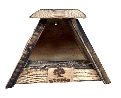 UTOPIA NESTKAST ROODBORST / MEREL GEBRAND DOUGLAS HOUT 28X18 CM