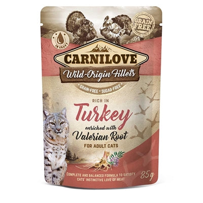 CARNILOVE POUCH TURKEY 24X85 GR