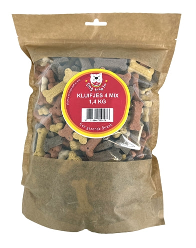 DOG TREATZ KLUIFJE 4 MIX 1.4 KG