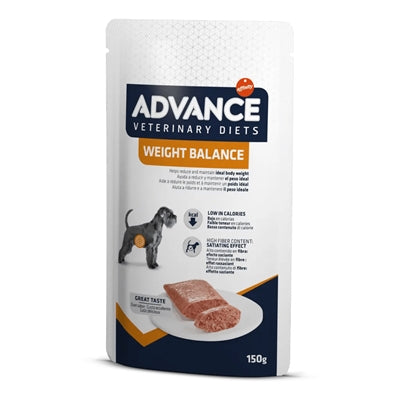 ADVANCE VETERINARY DIET DOG WEIGHT BALANCE 8X150 GR