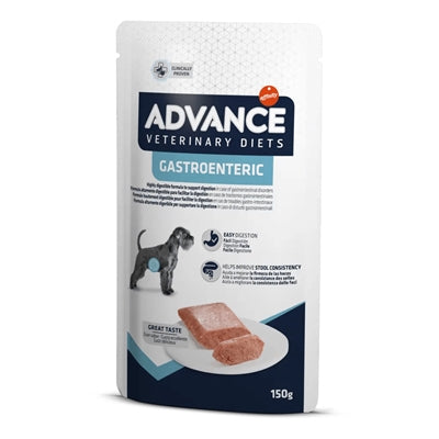 ADVANCE VETERINARY DIET DOG GASTROENTERIC SPIJSVERTERING 8X150 GR