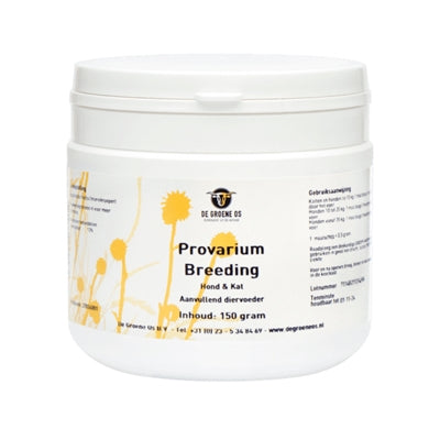 DE GROENE OS PROVARIUM BREEDING HOND / KAT 150 GR