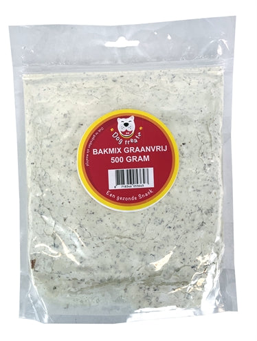 DOG TREATZ BAKMIX EEND GRAANVRIJ 500 GR