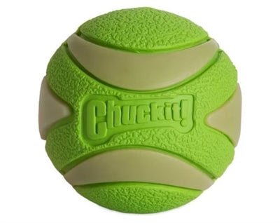 CHUCKIT MAX GLOW ULTRA SQUEEKERBAL GROEN 6 CM