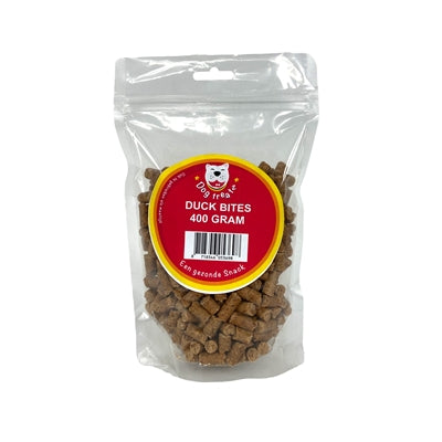 DOG TREATZ DUCK BITES 400 GR