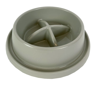 HAPPY PET MAD ABOUT PETS VOERBAK ADAGIO SLOW FEEDER MOKKA 21.5X20.5X5.5 CM 500 ML