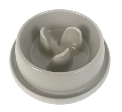 HAPPY PET MAD ABOUT PETS VOERBAK ADAGIO SLOW FEEDER MOKKA 31.5X31.5X9 CM 2 LTR